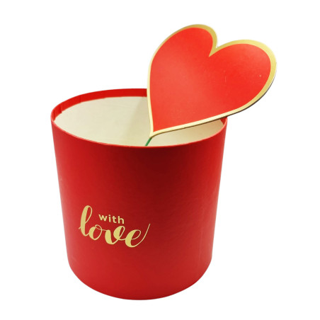 Czerwone pudełko prezentowe...