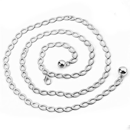 Srebrny ozdobny pasek na...