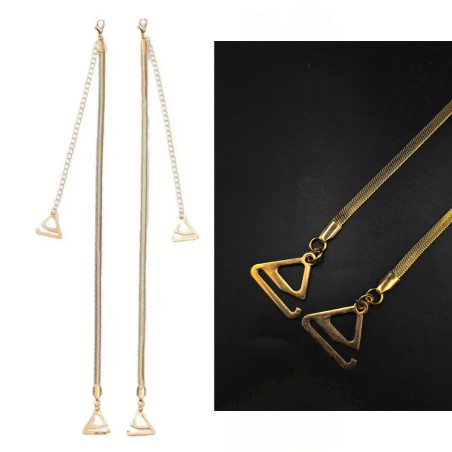 Złote ozdobne ramiączka do...