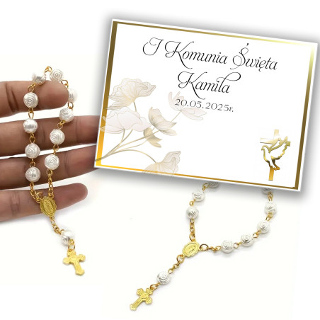 Różaniec elegancki upominek...