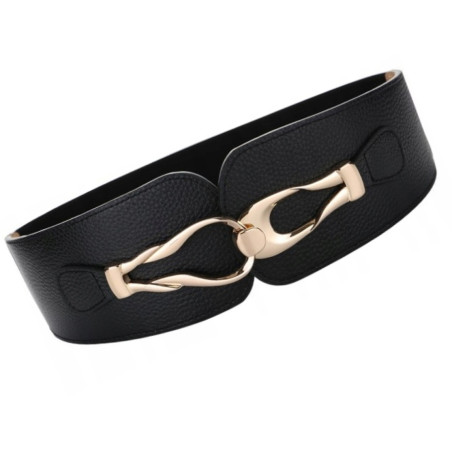 Elegancki czarny pasek na...
