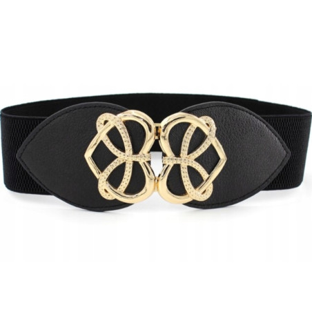 Czarny pasek na szerokiej...