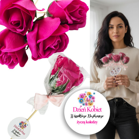 Wieczna róża różowa Prezent...