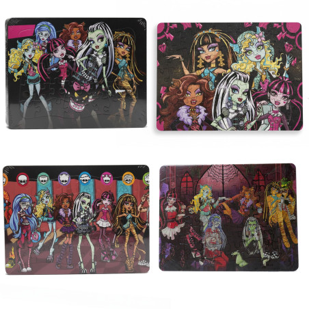 Zestaw 4x Puzzle MONSTER...