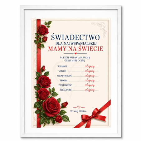 CERTYFIKAT NAJLEPSZEJ MAMY...