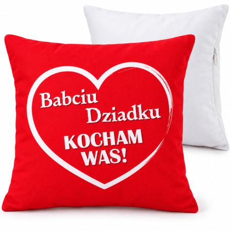 Czerwona poszewka na...