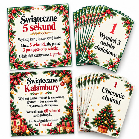 Gry Świąteczne ZESTAW 2w1 5...